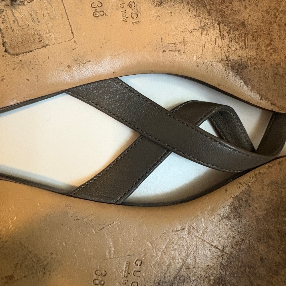Gucci Gray Sandals Elegant Design size 8 - Picture 8 of 14